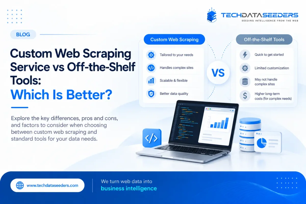 Custom Web Scraping Service vs Off-the-Shelf Tools: Which Is Better?
