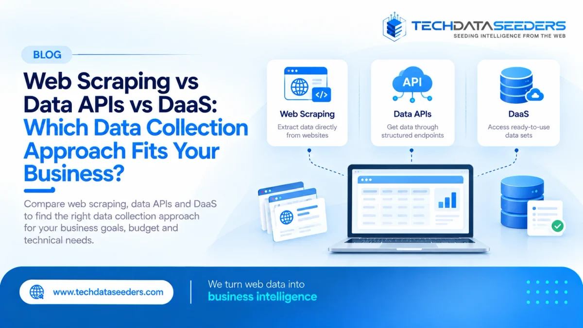 Web Scraping vs Data APIs vs DaaS: Which Data Collection Approach Fits Your Business?